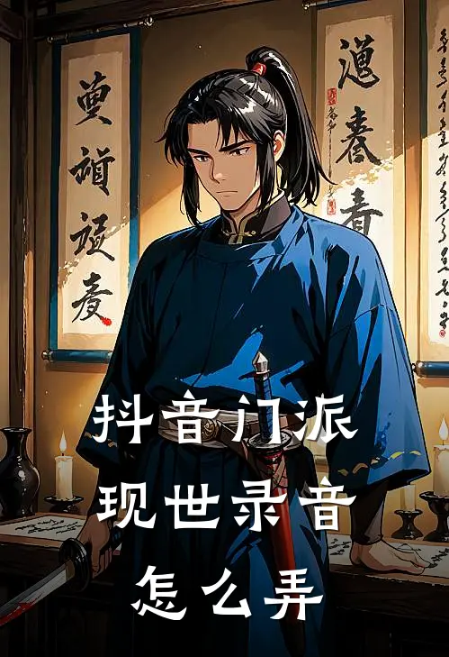 抖音门派现世录音怎么弄