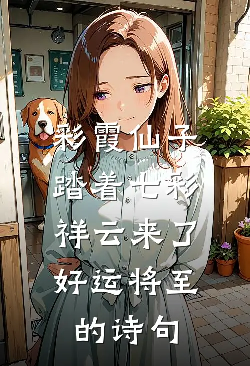 彩霞仙子踏着七彩祥云来了,好运将至的诗句