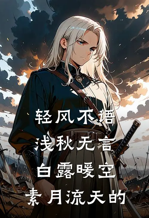 轻风不语,浅秋无言 白露暖空,素月流天的