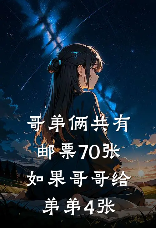 哥弟俩共有邮票70张,如果哥哥给弟弟4张