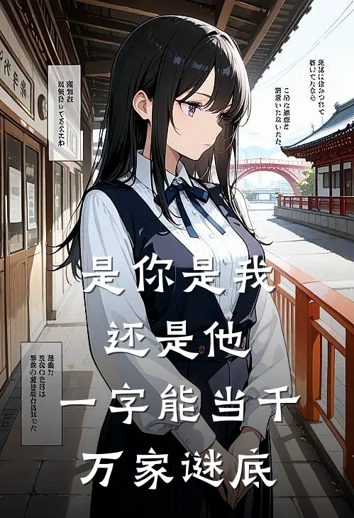 是你是我还是他,一字能当千万家谜底